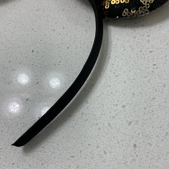 Minnie Mouse Ears Leopard Sequin Headband - Picture 5 of 7